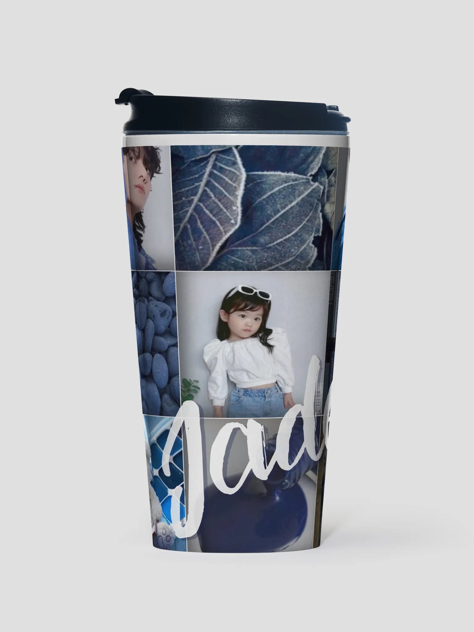 Jade Blue Jeans Stainless Steel Travel Mug product image (1)