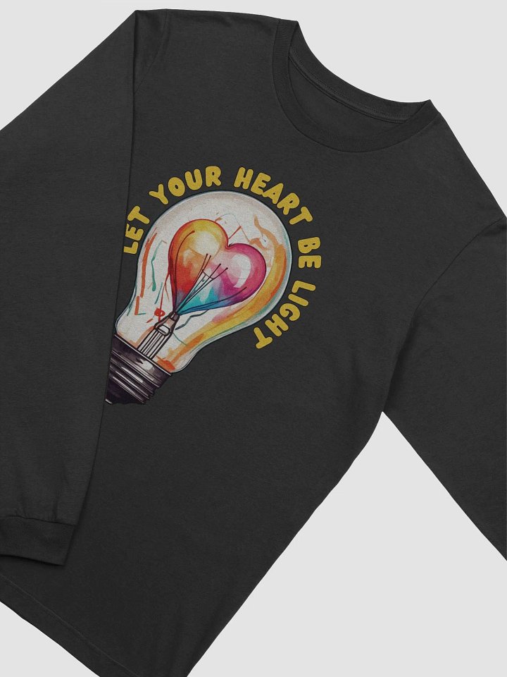 Reflective Bulbs Graphic | Long Sleeve T Shirt | Let Your Heart Be Light product image (2)