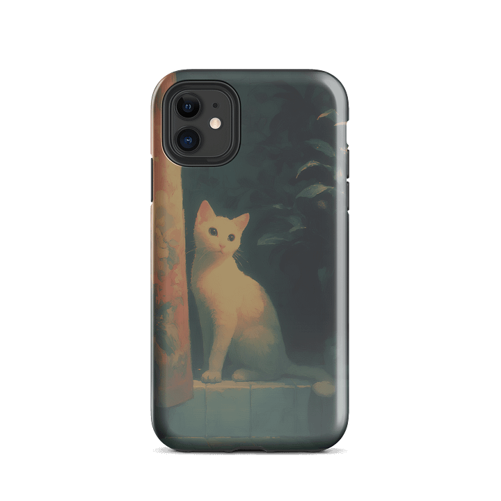 Mystical White Cat iPhone Case product image (2)
