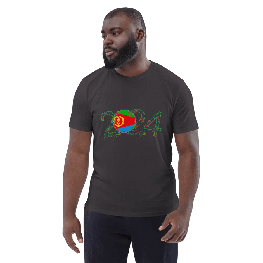 Glitch Emblem Organic Cotton T-Shirt product image (137)