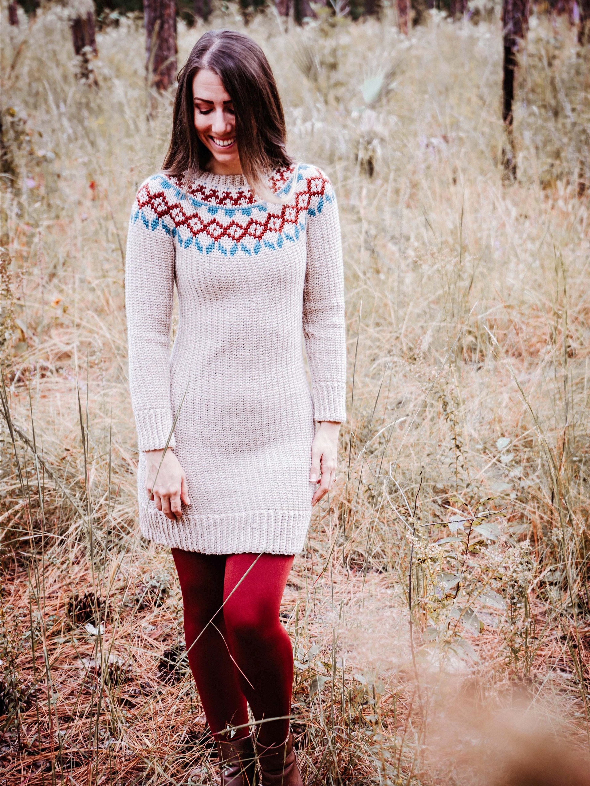 Arizona Crochet Sweater Dress (9 Sizes) product image (1)