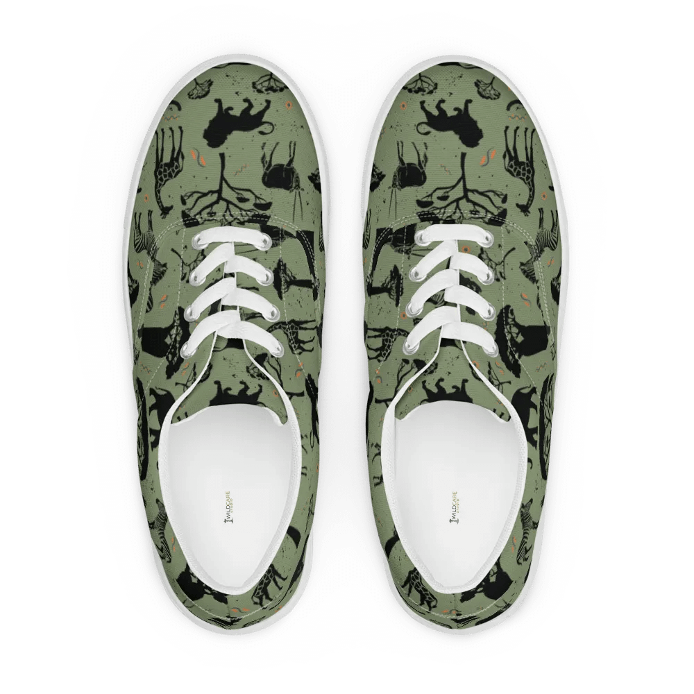 Savanah Wildlife Lace-Up Canvas Shoes product image (5)