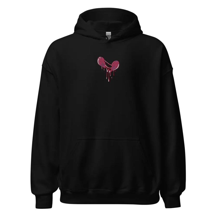 Bleed Your Heart Out Print Embroidered Hoodie (Digital) product image (2)