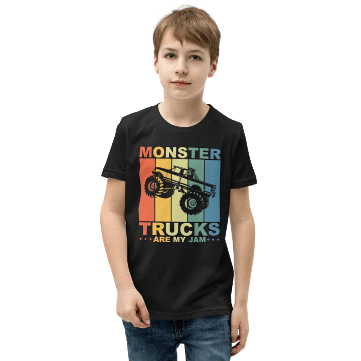 Jammin' Monster Trucks Youth T-Shirt product image (1)