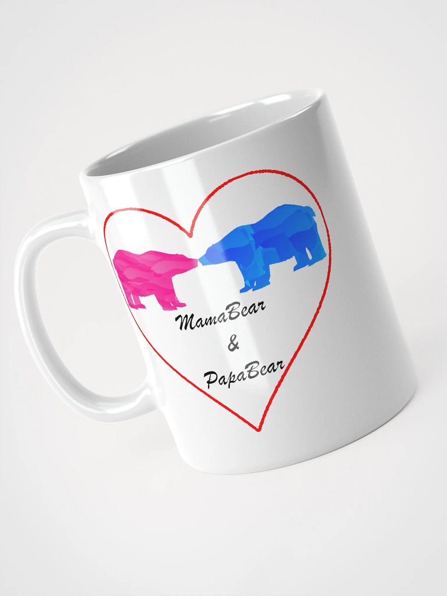 Mama & Papa Bear White Glossy Mugs product image (6)