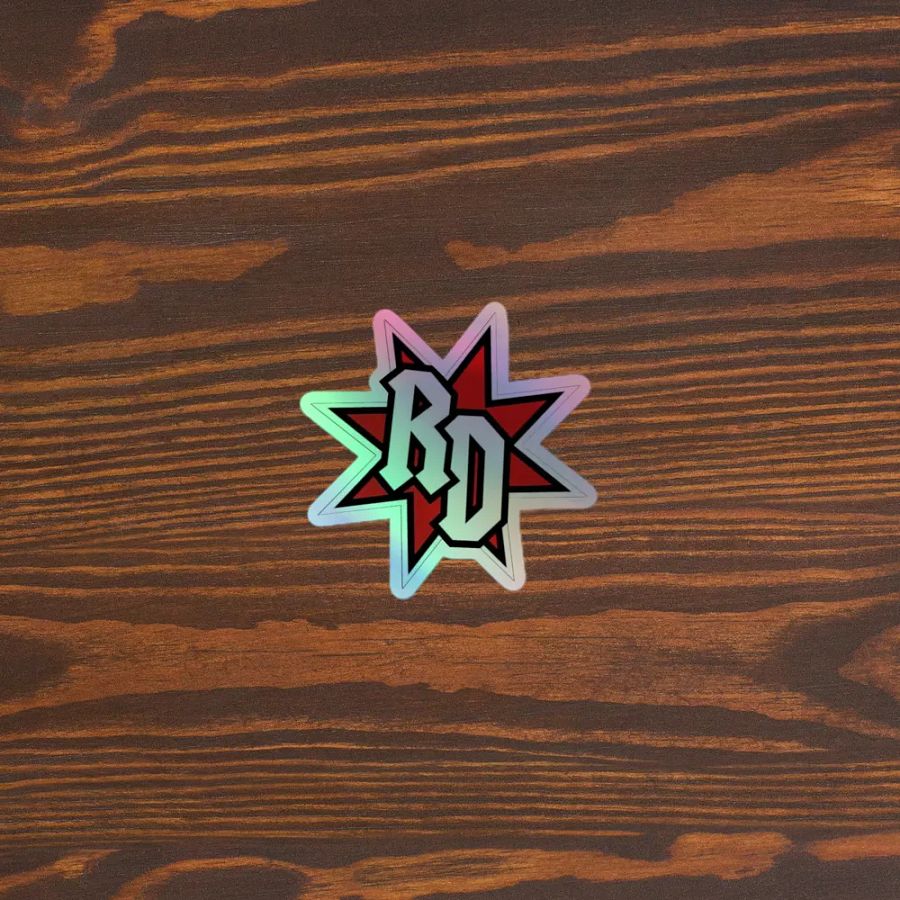 Rockin Dman Holographic Sticker product image (5)