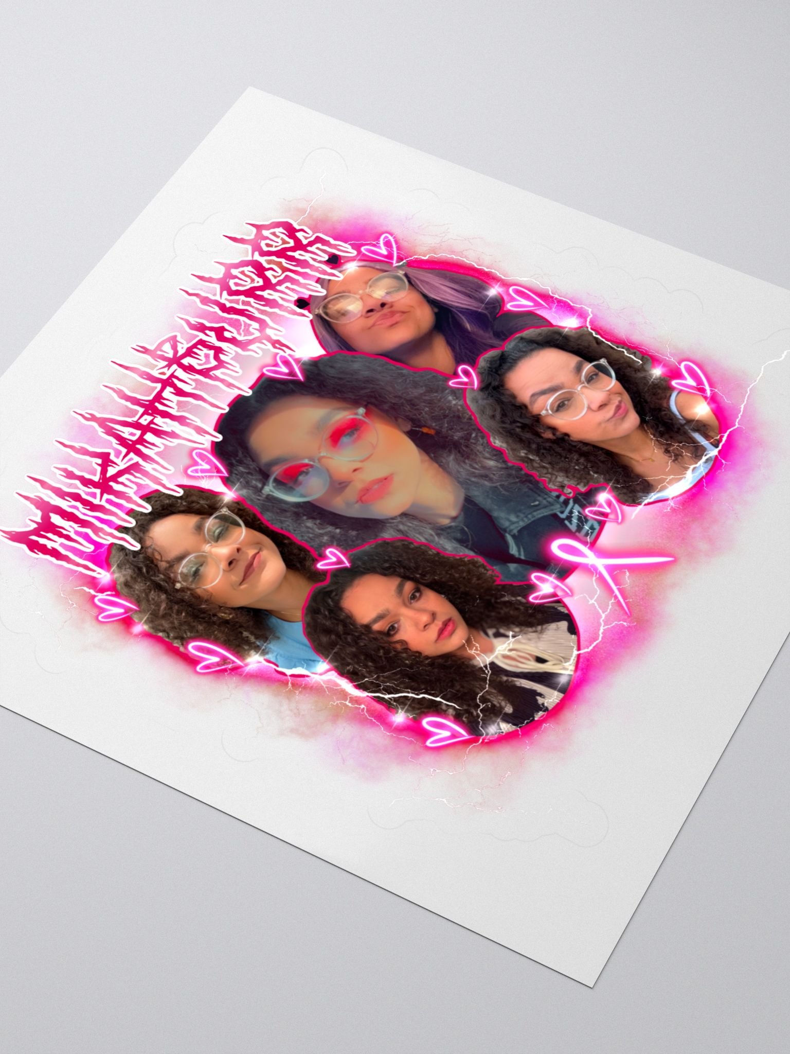 Mikah's Fighting Era 2025 Kiss Cut Stickers product image (3)
