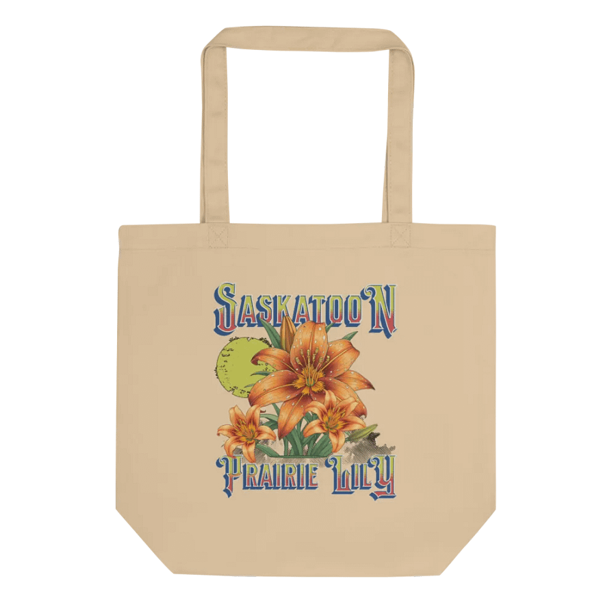 Saskatoon Prairie Lily Eco Tote Bag product image (1)