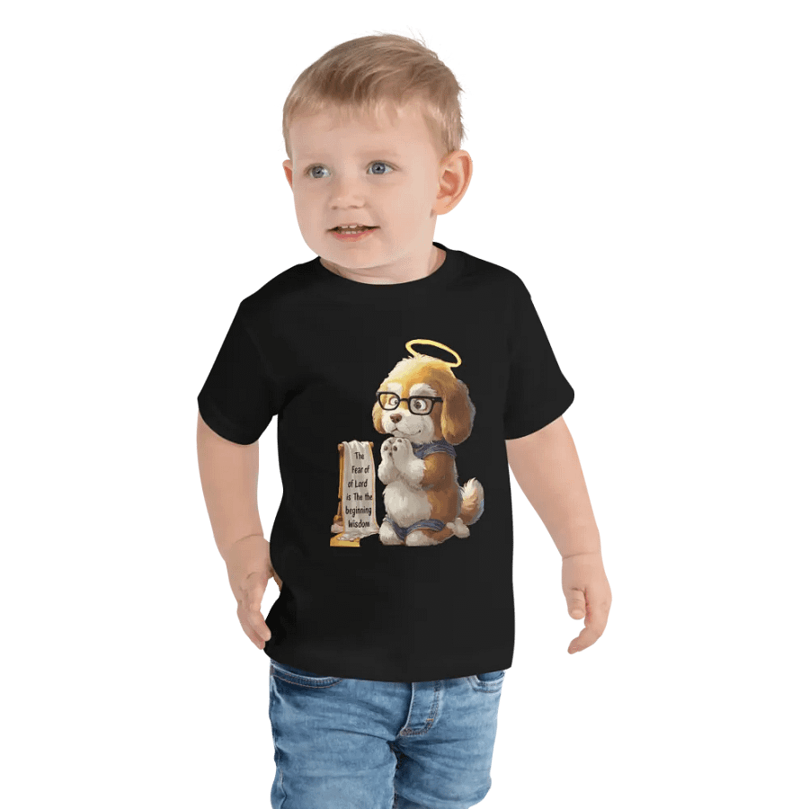 Praying Pup Toddler T-Shirt product image (6)