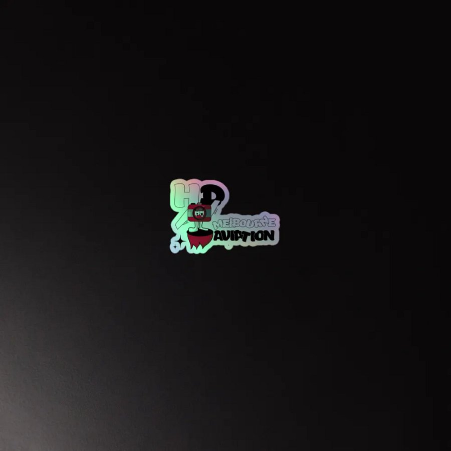 HD Melbourne Aviation Logo & Mascot Holographic Sticker product image (4)