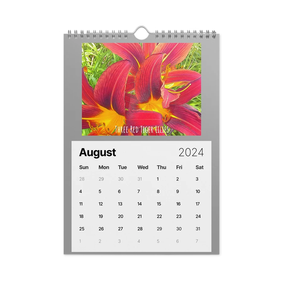 Flower Art 2024 Calendar product image (5)