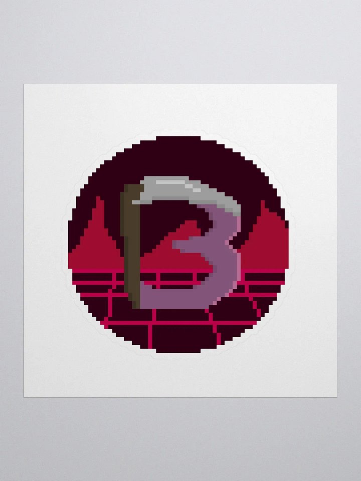 Scythe Harbingerofbeth Logo Sticker designed by Cassafrassarole product image (3)