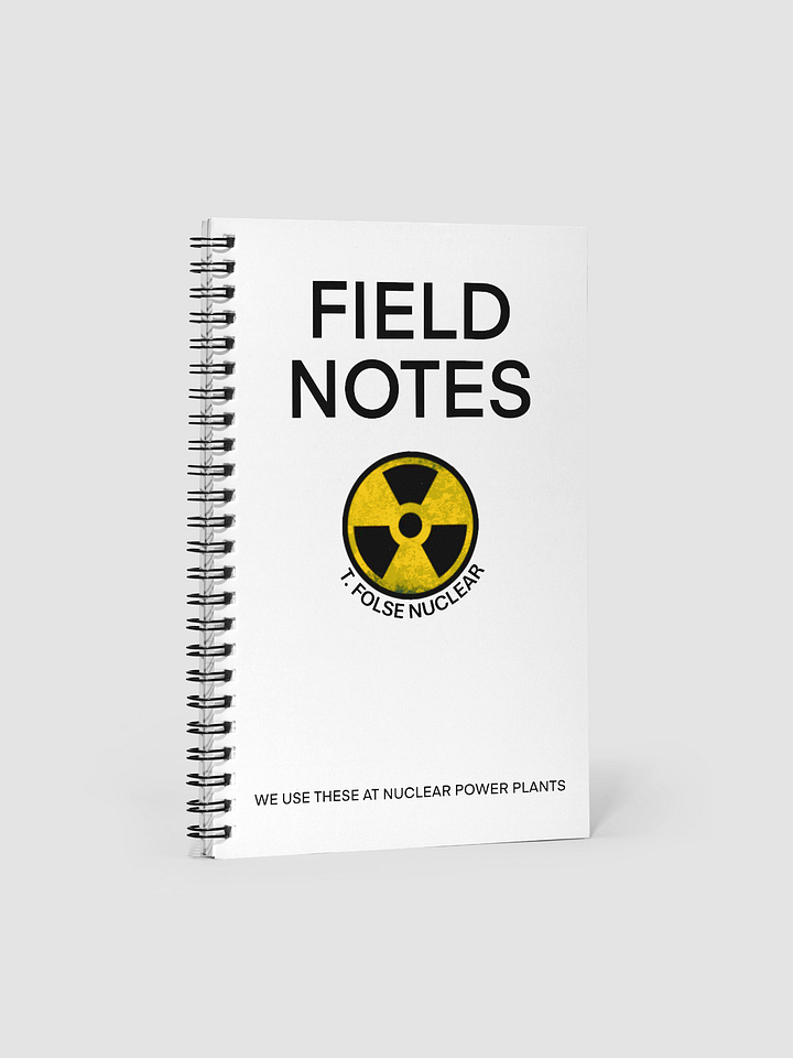 We Use This Notebook at Nuclear Power Plants product image (1)