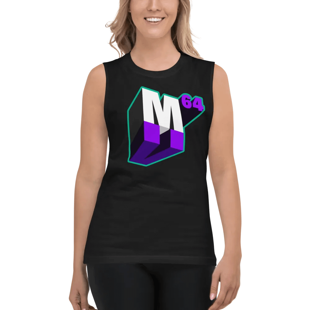 M64 Plays Logo Muscle Tank (Founding Member Edition) product image (4)
