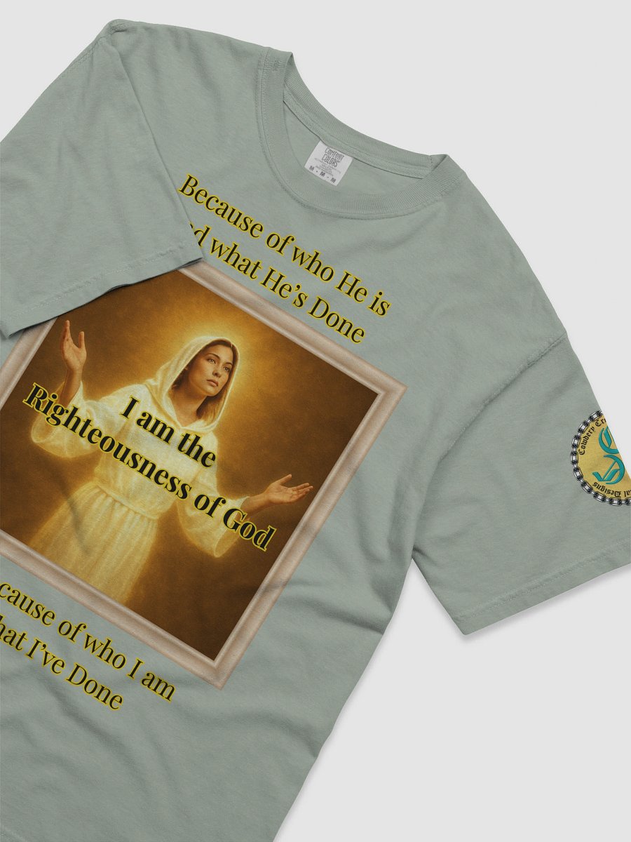 I am the Righteousness of God (Female) Comfort Colors Garment-Dyed Heavyweight T-Shirt Colors (4) product image (5)