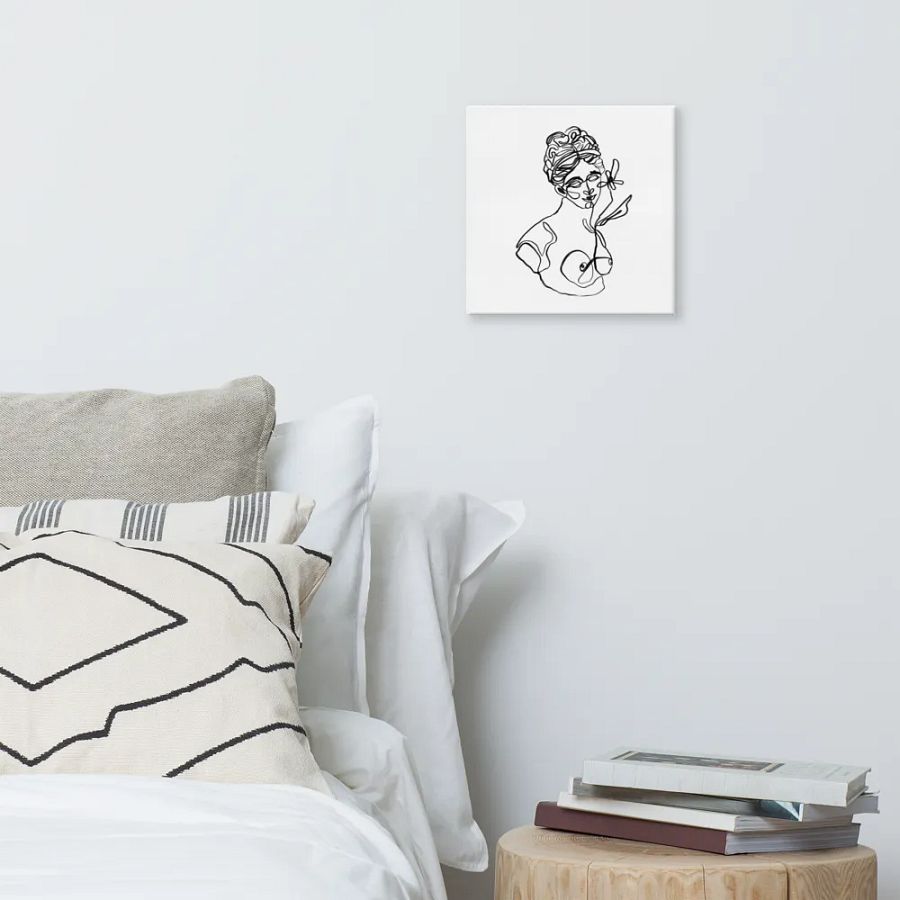 Aphrodite Line Art Canvas product image (6)