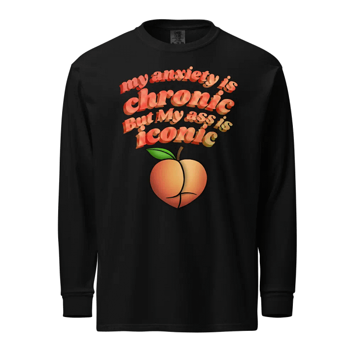Chronic anxiety with Iconic a** Long Sleeve Shirt product image (1)