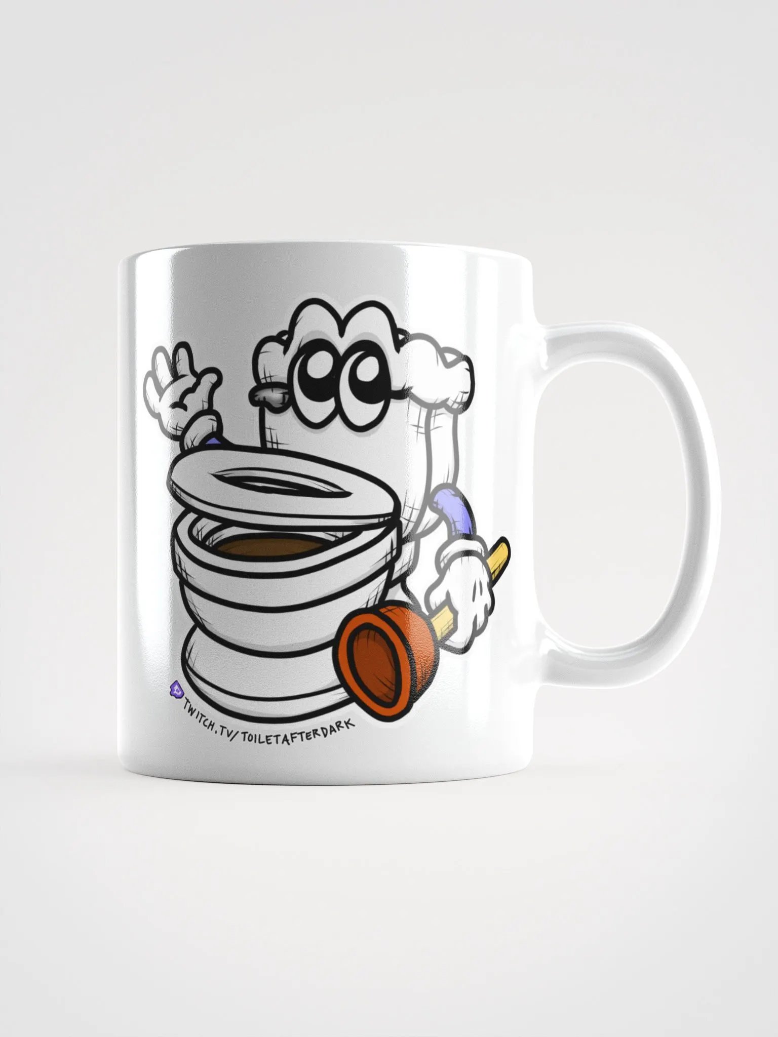 Tell It to My Toilet Mug- White product image (1)
