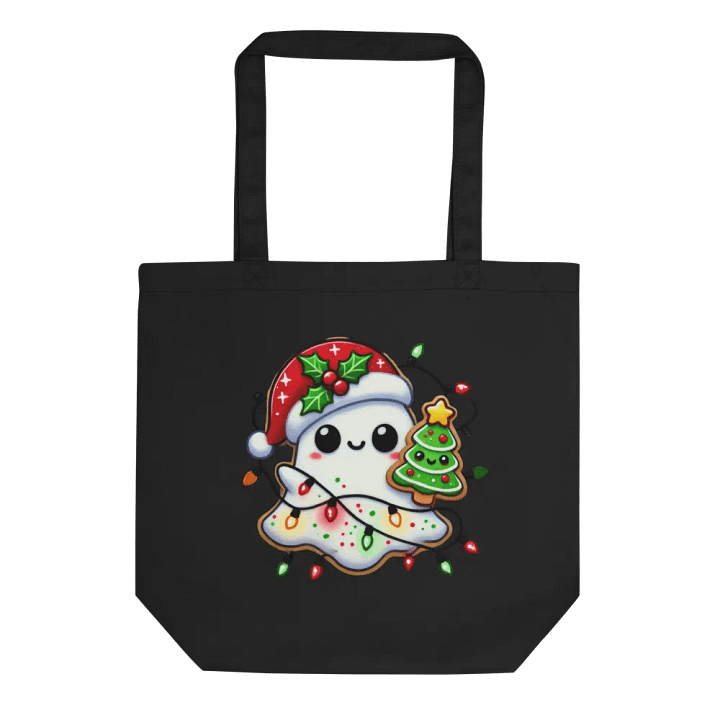 Spooky Santa Ghost Eco Tote Bag product image (2)