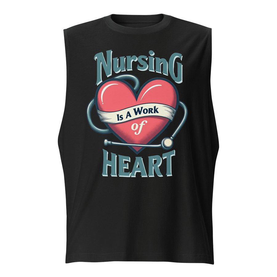 Nursing Heartbeat Muscle Tank product image (1)