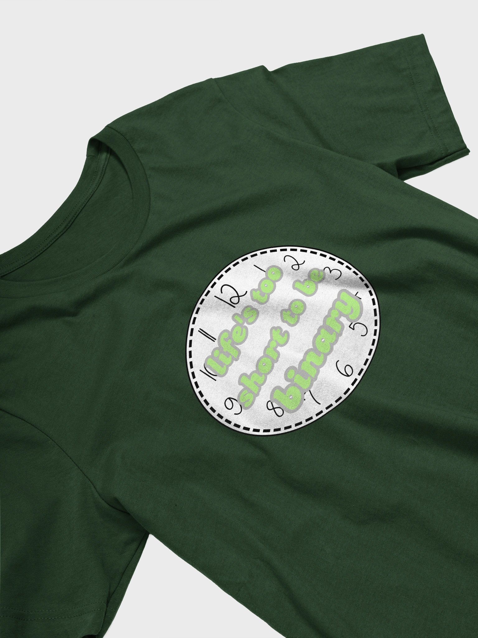 life's too short to be binary agender t-shirt product image (12)