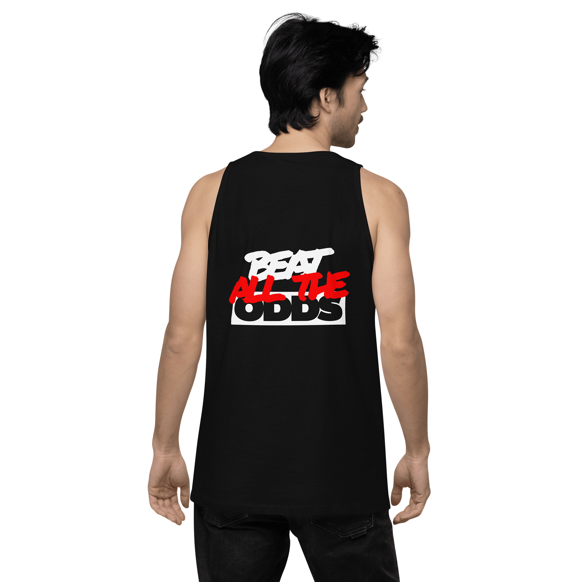 All Odds Men's Premium Tank Top product image (3)