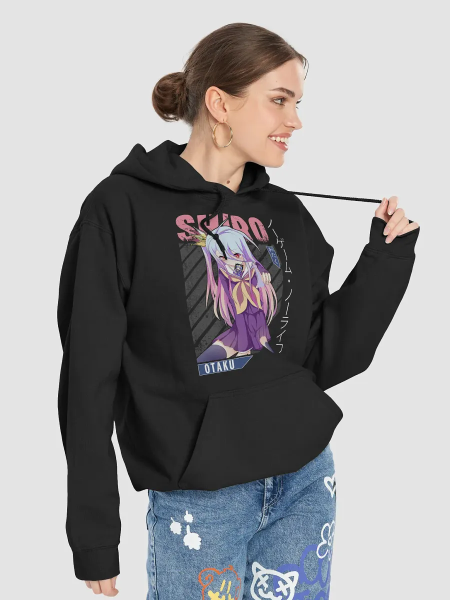 No Game No Life Shiro Royal Pose Sweatshirt – Gildan Midweight product image (4)