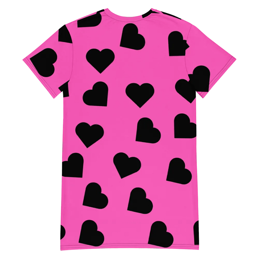 Love Pattern Ladies T Shirt Dress product image (6)