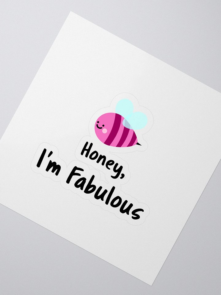 Buzzing Bee Kiss Cut Stickers product image (2)
