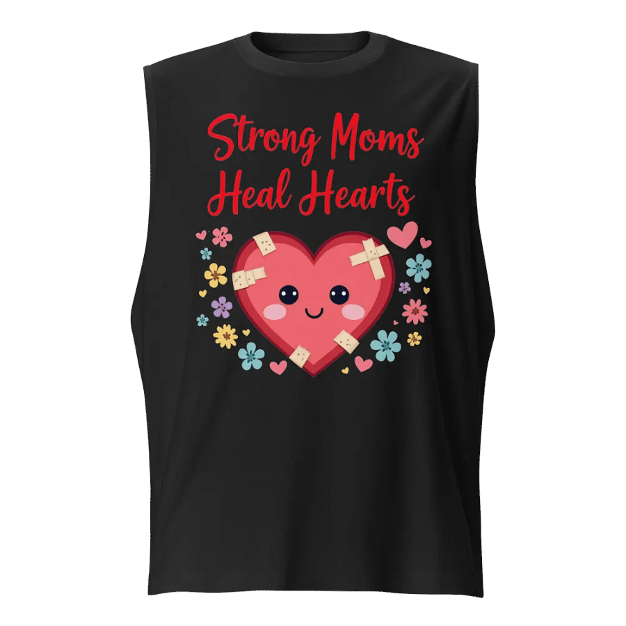 Strong Moms, Healing Hearts Muscle Tank product image (1)
