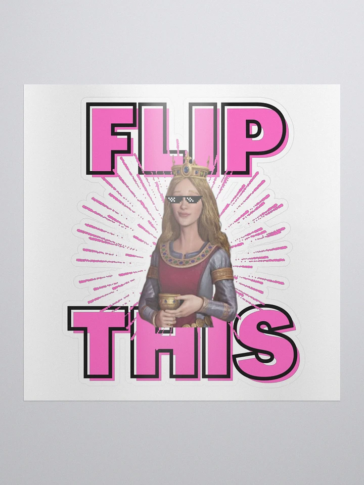 FLIP THIS Sticker product image (1)