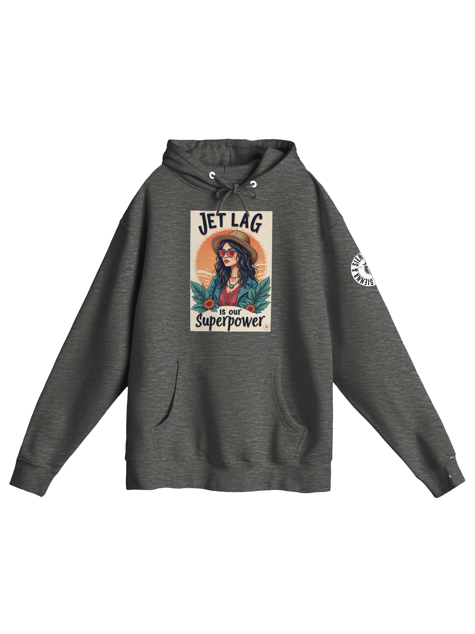 Jet Lag Superpower Hoodie – Travel Streetwear Style product image (4)