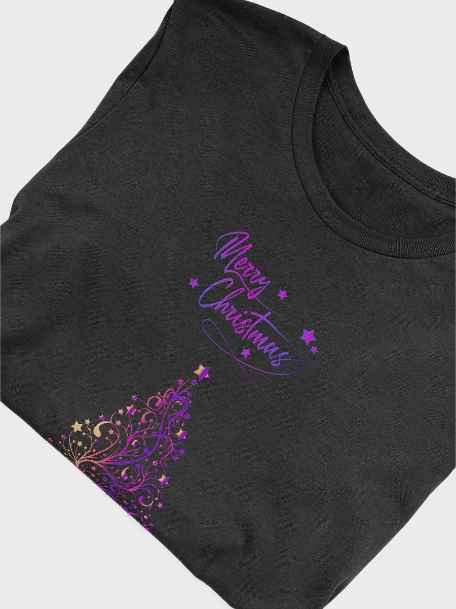 Colorful Christmas Tree Merry Christmas T-Shirt - Purple product image (5)