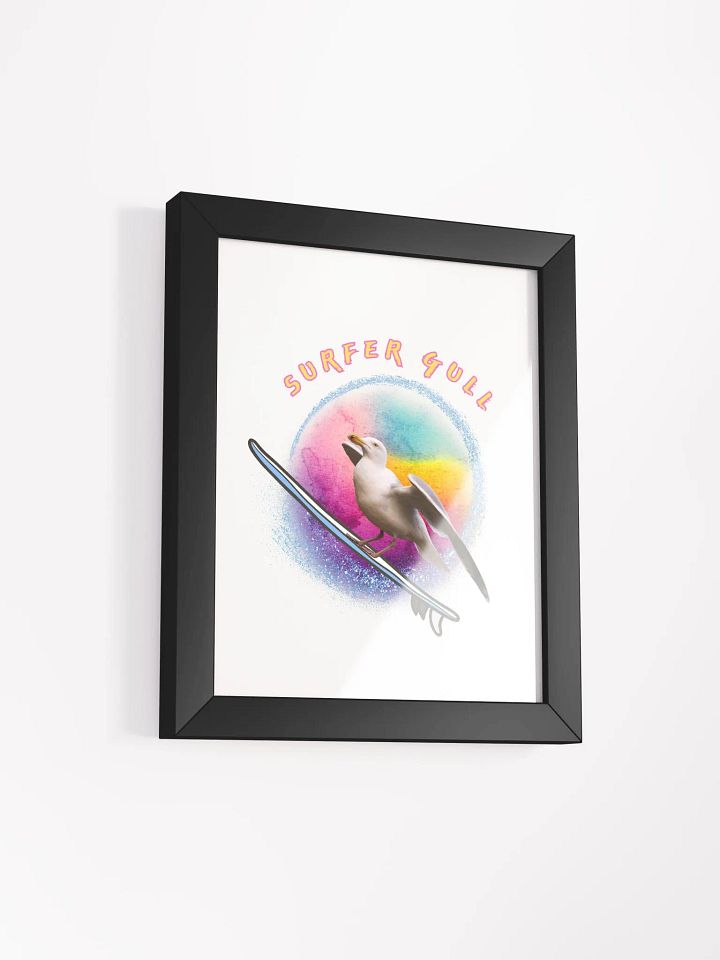 Soleil the Surfer Gull Framed Print product image (23)