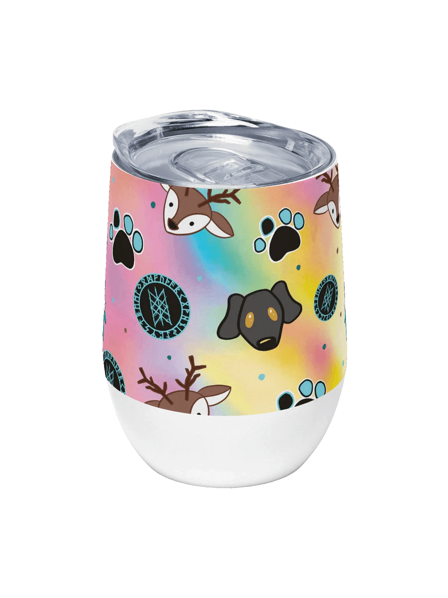 PRIDE Web of Wyrd Rainbow Wine Tumbler product image (5)