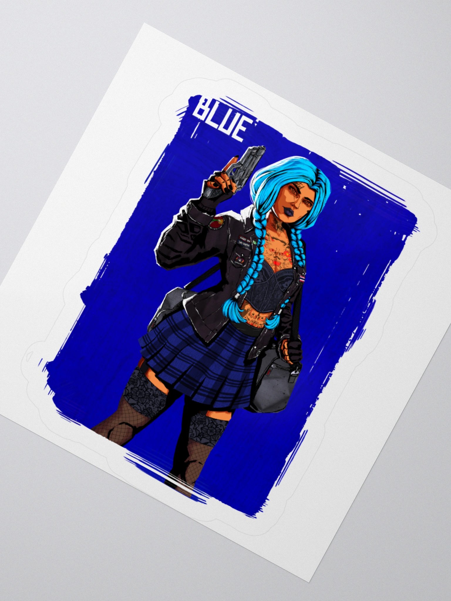 Blue (Aoki Ma) Portrait Sticker product image (4)