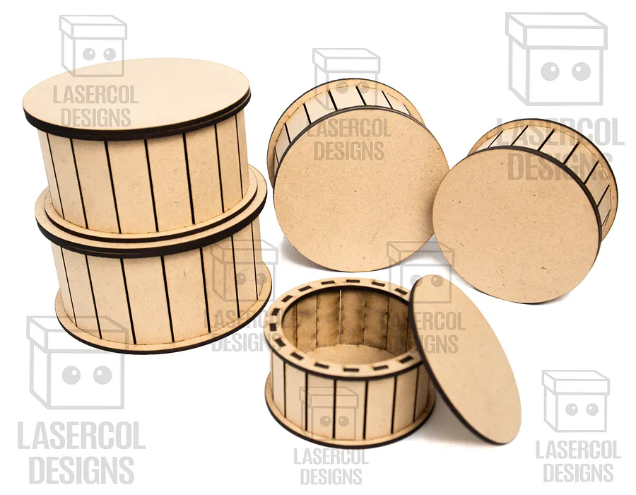 Boxes Set 7 (5 sizes) - Laser Cut Files product image (4)