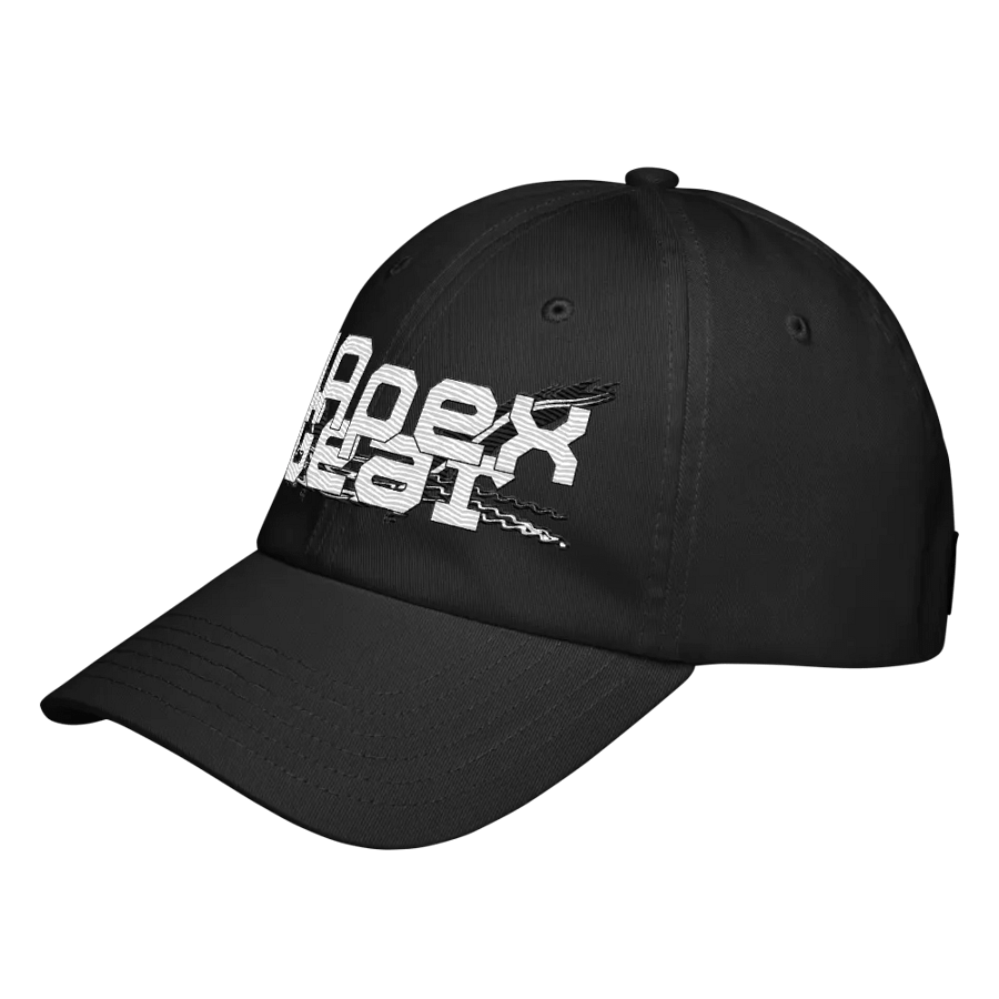 Dad Hat - Embroidered - White HApex Gear White Logo product image (4)