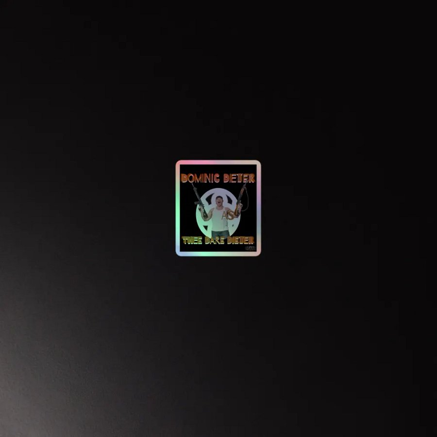 Dominic Dieter As Thee Dare Dieter 05 - Kiss-Cut Holographic Sticker product image (2)
