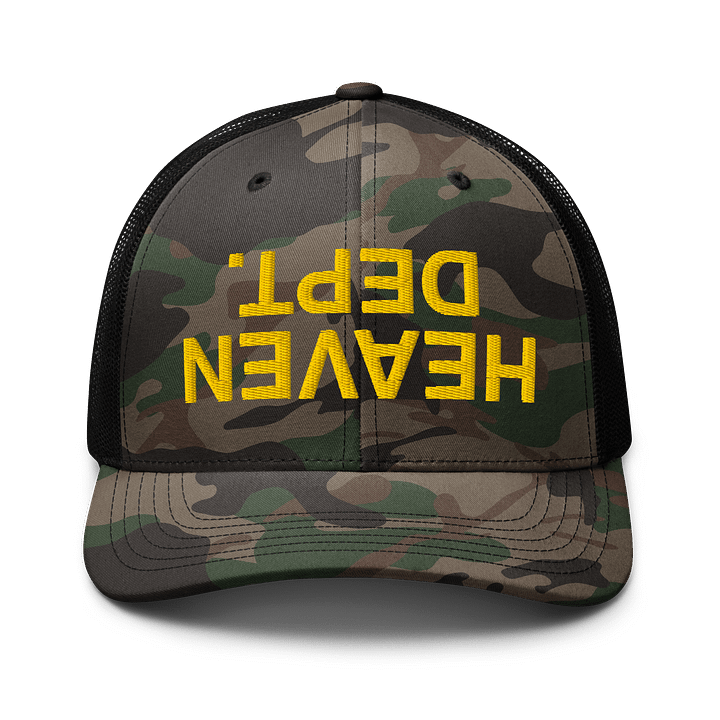 H.D. Messed Up Camo Trucker Hat product image (1)