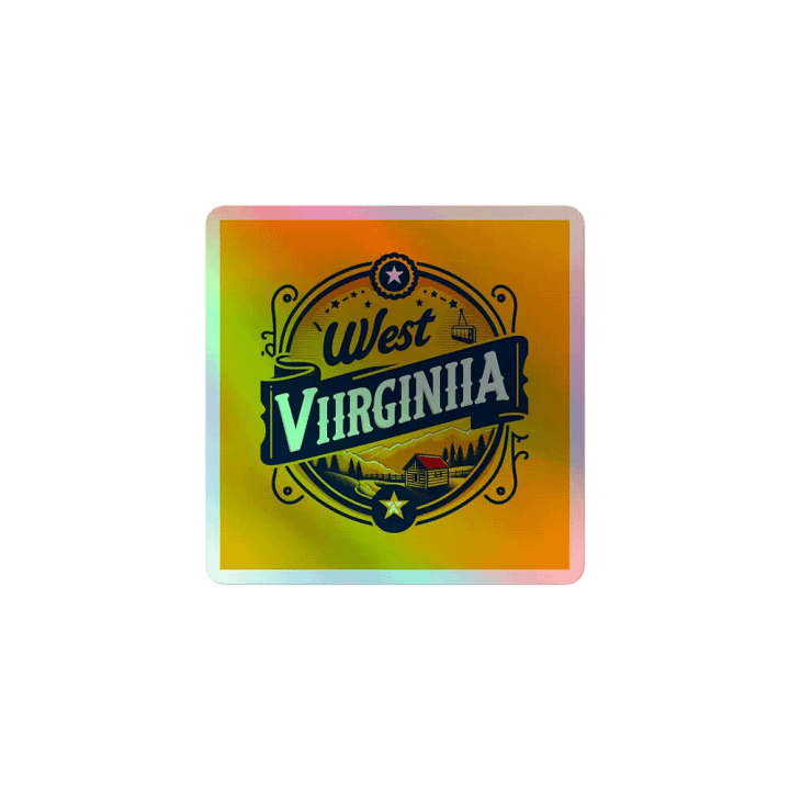 Yellow WV Sticker product image (1)
