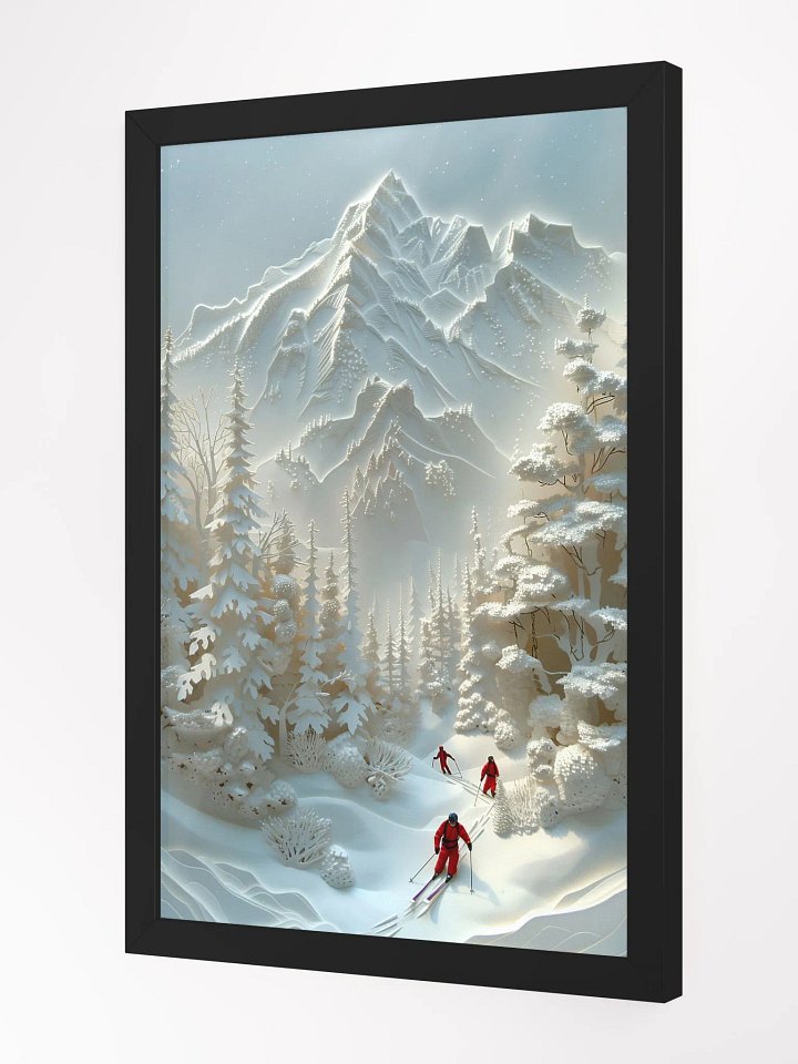 Skiing Silhouettes - Stylish Wall Art to Enhance Your Airbnb Hosting Experience product image (2)