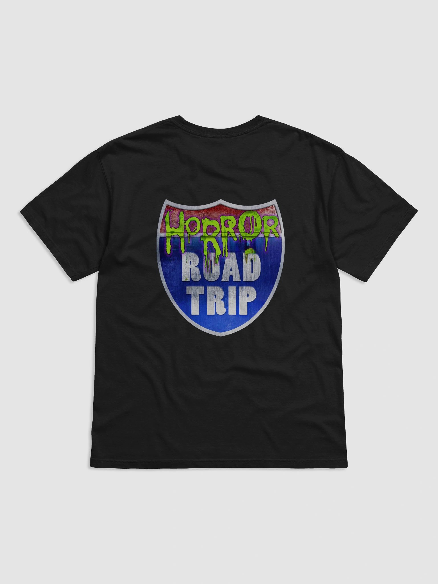 Horror Road Trip | T-Shirt | Small Road Sign Front product image (2)