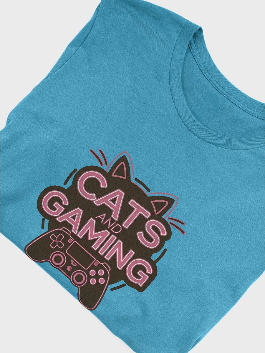 Purrfect Cats and Gaming Gamer Tee product image (46)