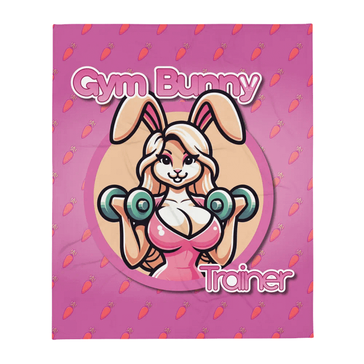 Gym Bunny Trainer Throw Blanket product image (13)