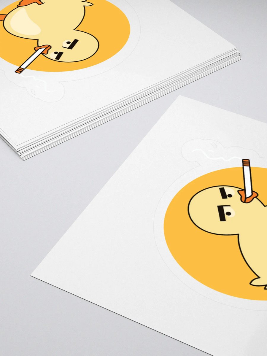 Drag Duck Sticker - For Dark Background product image (10)