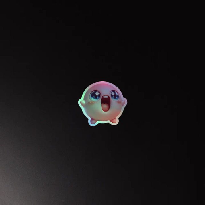 Cute Freak Holo Sticker! product image (4)