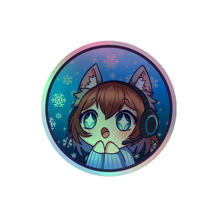 Let it Snow Cat Sticker product image (2)