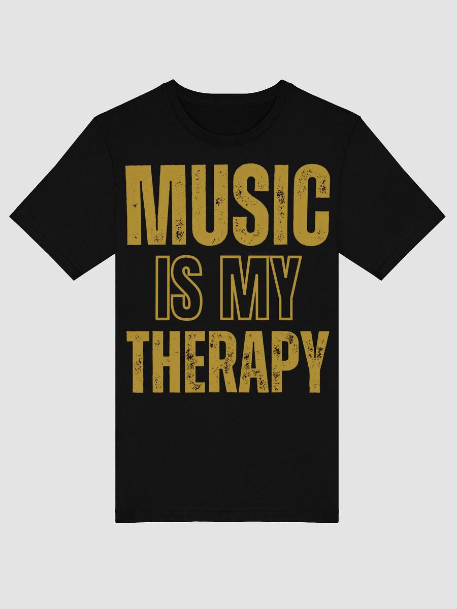 MUSIC IS MY THERAPY-BELLA+CANVAS SUPERSOFT T-SHIRT product image (5)