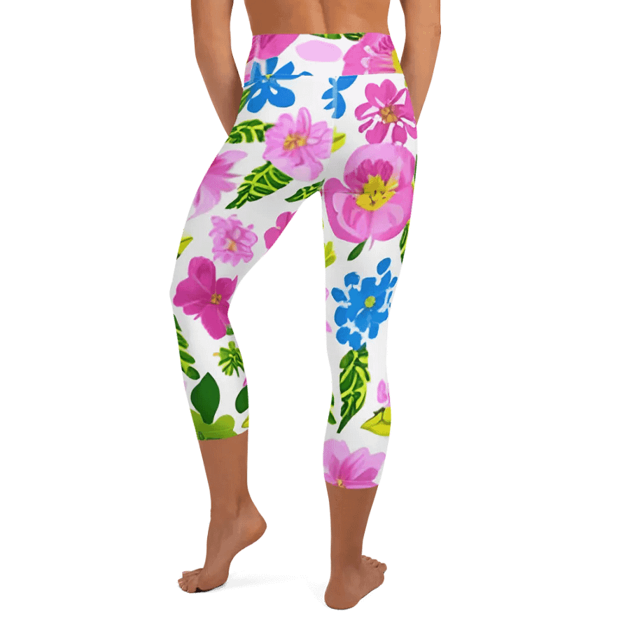 Floral Fusion Capri Leggings product image (7)